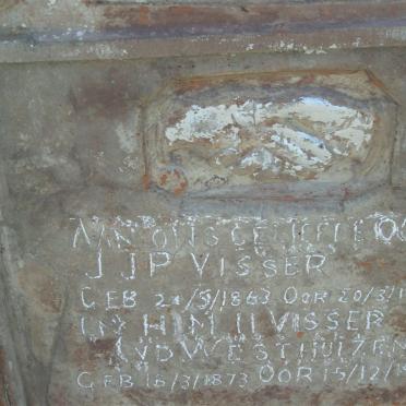 VISSER J.J.P. 1863-1952 &amp; H.M.? V.D. WESTHUIZEN 1873-1954