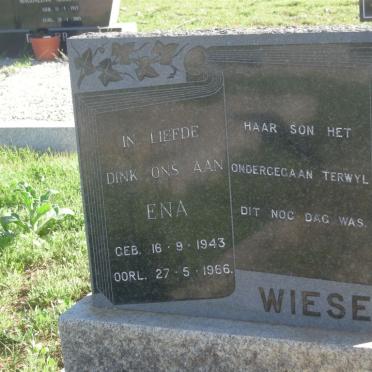 WIESE Ena 1943-1966