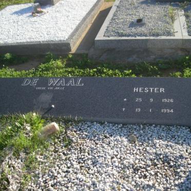 WAAL Stephanus, de 1915-2003 &amp; Hester 1926-1994