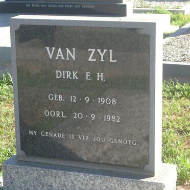 ZYL Dirk E.H., van 1908-1982