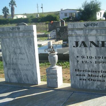 ? Phillip 1909-1984 &amp; Jane 1916-1999