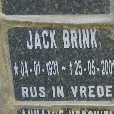 BRINK Jack 1931-2001