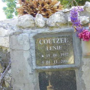 COETZEE Lenie 1937-2004