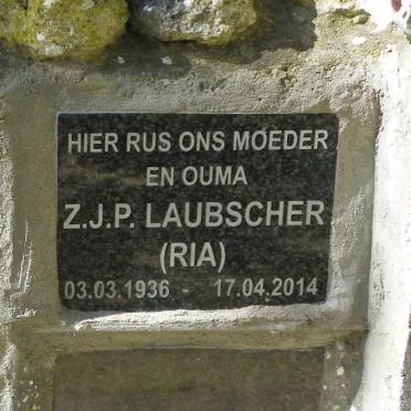 LAUBSCHER Z.J.P. 1936-2014