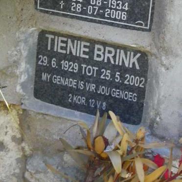 BRINK Tienie 1929-2002