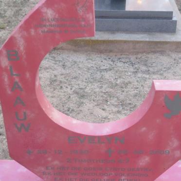 BLAAUW Evelyn 1930-2009