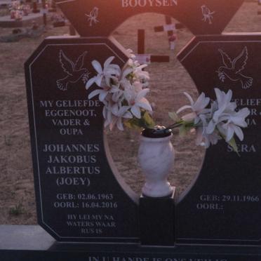 BOOYSEN Johannes Jakobus Albertus 1963-2016 &amp; Sera 1966-