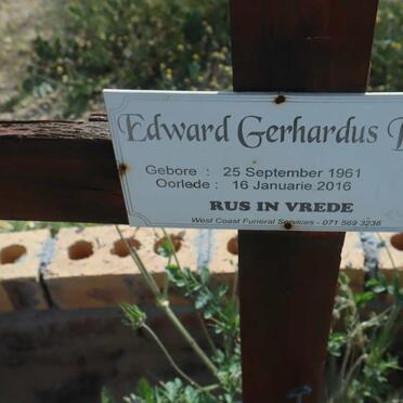 BARON Edward Gerhardus 1961-2016