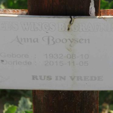 BOOYSEN Anna 1932-2015