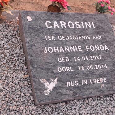 CAROSINI Johannie Fonda 1937-2014