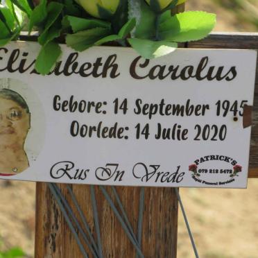 CAROLUS Elizabeth 1945-2020