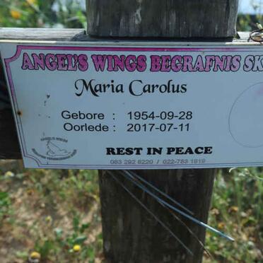 CAROLUS Maria 1954-2017