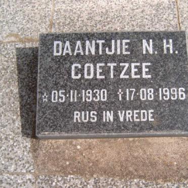 COETZEE Daantjie N.H. 1930-1996