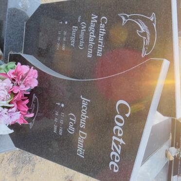 COETZEE Jacobus Daniël 1928-2004 &amp; Catharina Magdalena BURGER 1930-2014