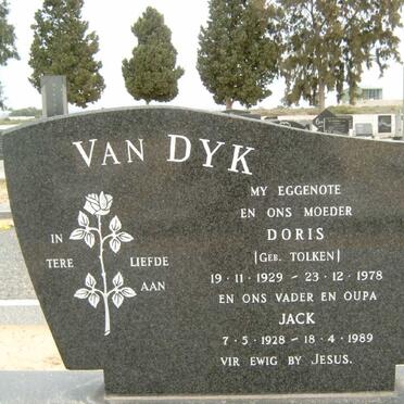 DYK Jack, van 1928-1989 &amp; Doris TOLKEN 1929-1978