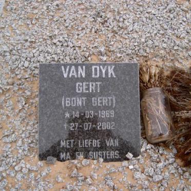 DYK Gert, van 1969-2002