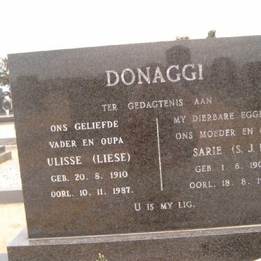 DONAGGI Ulisse 1910-1987 &amp; S.J.E. 1907-1986