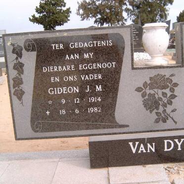 DYK Gideon J.M., van 1914-1982
