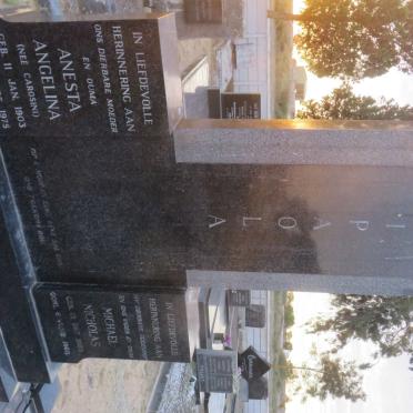 DIPAOLA Michael Nicholas 1903-1960 &amp; Anesta Angelina CAROSINI 1903-1975