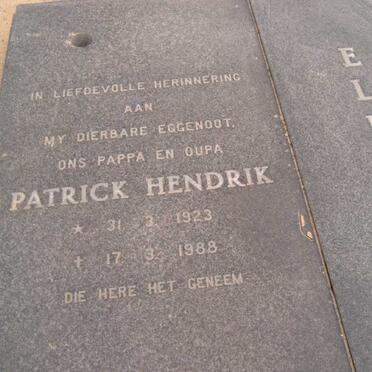 ELLIS Patrick Hendrik 1923-1988