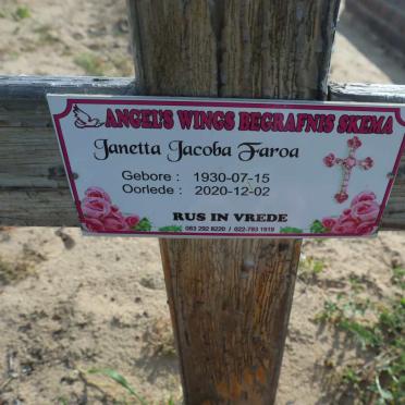 FAROA Janetta Jacoba 1930-2020