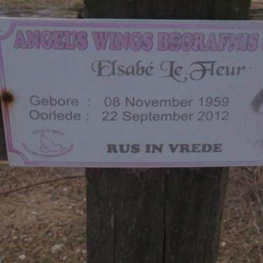 FLEUR Elsabé, le 1959-2012