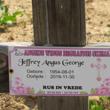 GEORGE Jeffrey Angus 1954-2019