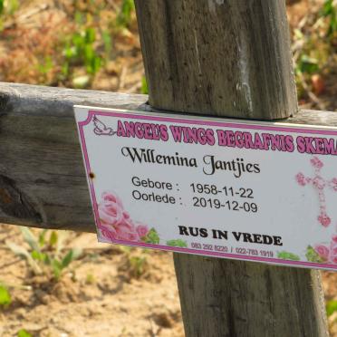 JANTJIES Willemina 1958-2019