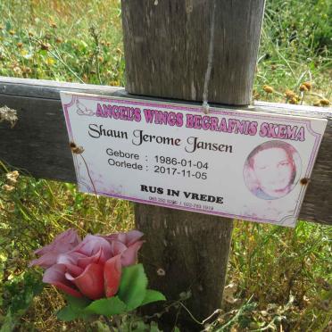 JANSEN Shaun Jerome 1986-2017
