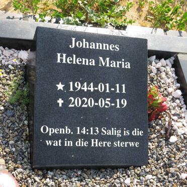 JOHANNES Helena Maria 1944-2020