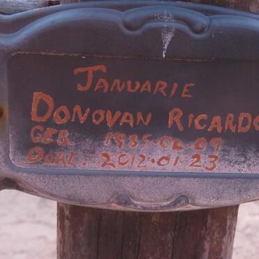 JANUARIE Donovan Ricardo 1985-2012