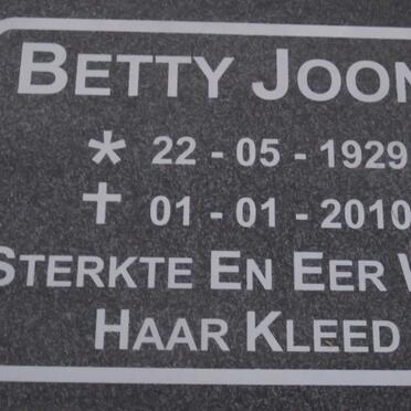 JOONÉ Betty 1929-2010