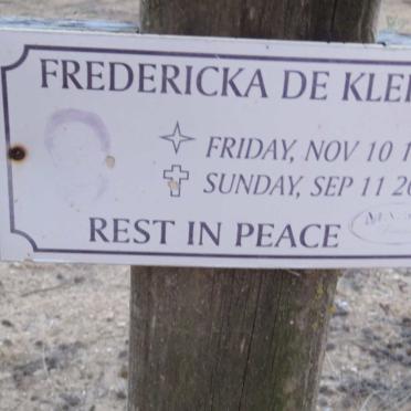 KLERK Fredericka, de 1961-2011