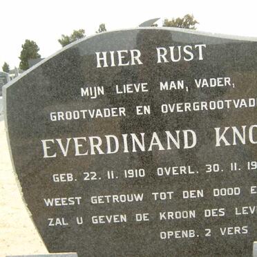 KNOL Everdinand 1910-1987