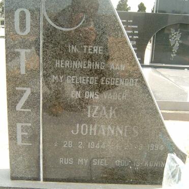 KOTZE Izak Johannes 1944-1994