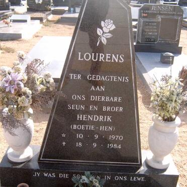 LOURENS Hendrik 1970-1984
