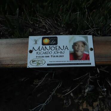 MANGENA Ricardo John 1996-2021