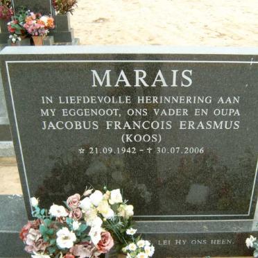 MARAIS Jacobus Francois Erasmus 1942-2006