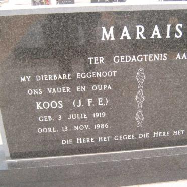 MARAIS J.F.E. 1919-1986