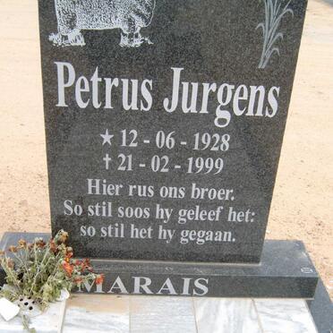 MARAIS Petrus Jurgens 1928-1999