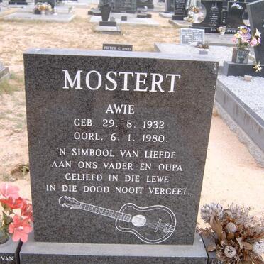 MOSTERT Awie 1932-1980