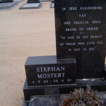 MOSTERT Stephan 1963-1983