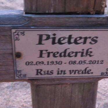 PIETERS Frederik 1930-2012