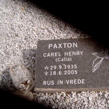 PAXTON Carel Henry 1935-2005