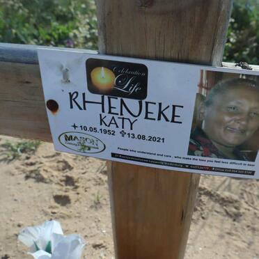 RHENEKE Katy 1952-2021