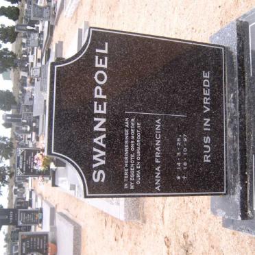 SWANEPOEL Anna Francina 1925-1997