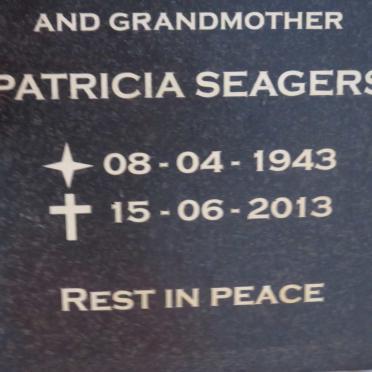 SEAGERS Patricia 1943-2013