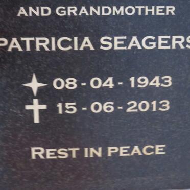 SEAGERS Patricia 1943-2013