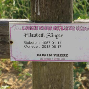 SLINGER Elizabeth 1957-2018