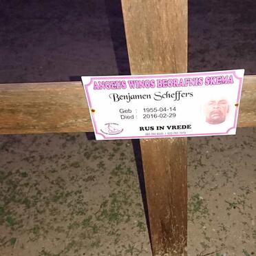 SCHEFFERS Benjamen 1955-2016